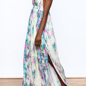 Pastel maxi dress